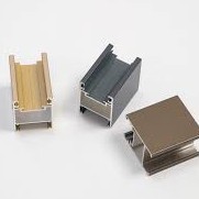 Anodized aluminum architectural window and wall profiles