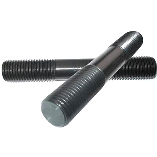 Black oxide coated carbon steel fasteners and bolts