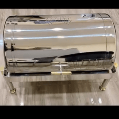 Mirror polished buffet chafing dish stainless steel mechanical buffing