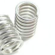 Clear cadmium plated silver precision springs