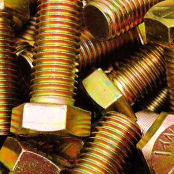 Yellow cadmium plated golden marine bolts