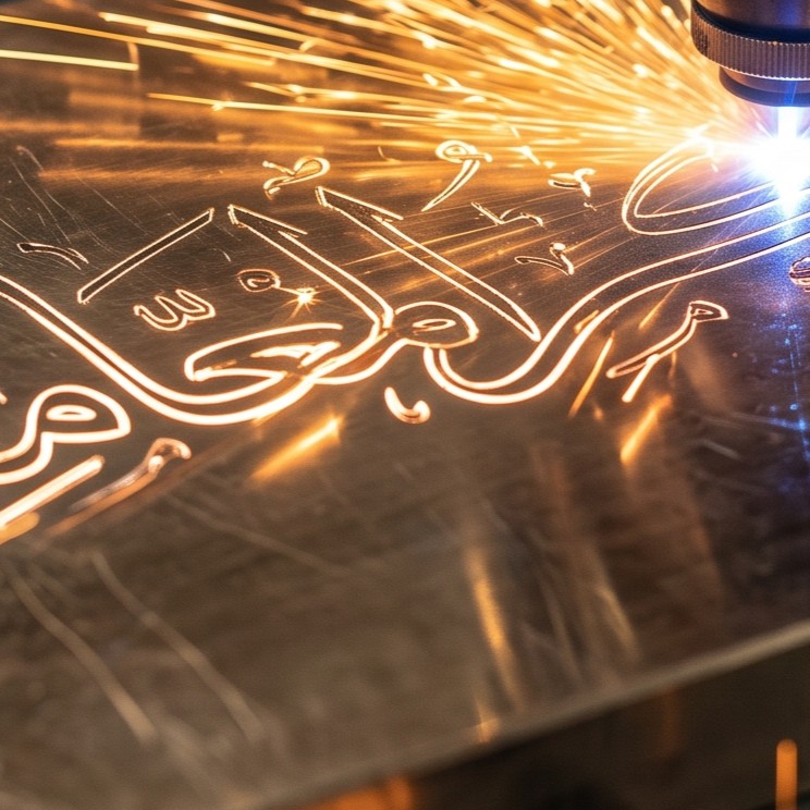 High speed laser engraving machine for metal and wood processing