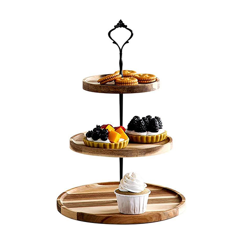 3 tier table top tray for hotel dining tables