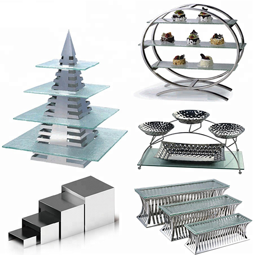 Chrome plated food warmers for hotel banquet halls