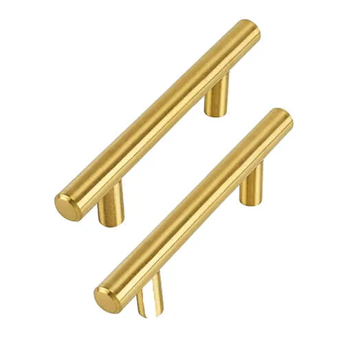 Gold plated door handle finished in Sharjah