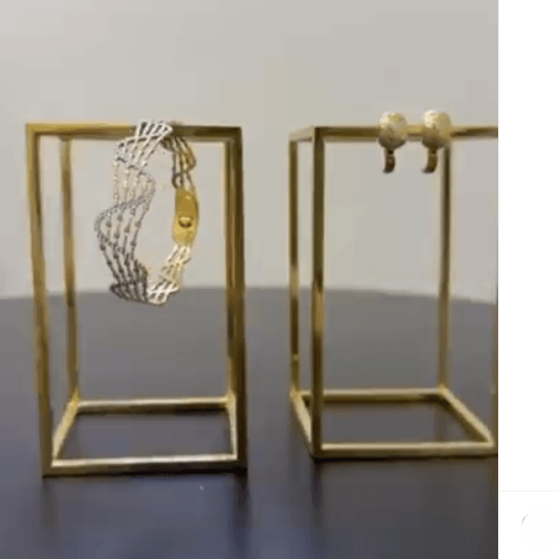 24K gold plated jewelry holders and display stands