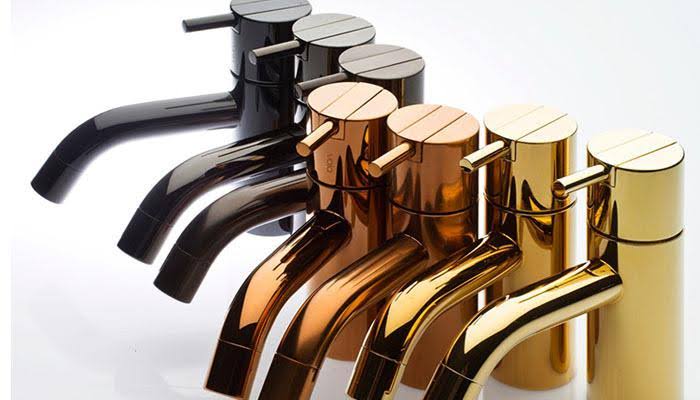 PVD coated bathroom fittings for hotel washrooms