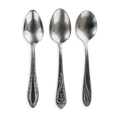 Silver plated hotel cutlery and spoons